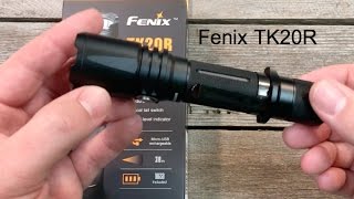 Fenix TK20R Rechargeable Tactical LED Flashlight  Micro USB Rechargeable [upl. by Onaireves]