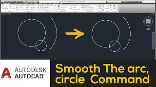 AutoCAD How to smooth the arc circle If the Circle or Arc shows like Polygon [upl. by Amye]