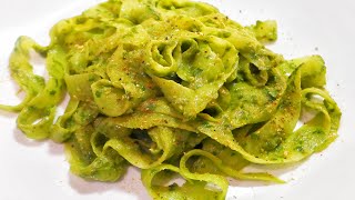 Fettuccine al Basilico  Ricetta Crudista Igienista  Piatto quotStartquot Verso lIgienismo raw food [upl. by Cacka]