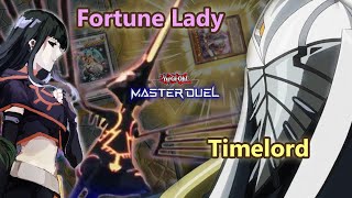 ONLY 1 CARD LEFT IN MY DECK  Fortune Lady Earthbound Immortal vs Timelord  YuGiOh Master Duel [upl. by Jeane]