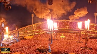 Rammstein  Du Hast Pyro Show Live Gothenburg Sweden  July 30 2022 4K 2160p [upl. by Nylasoj423]