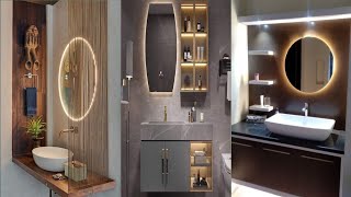 Modern Wash Basin Cabinets Design  Modern Wash Basin Counter Interior Design [upl. by Markland341]