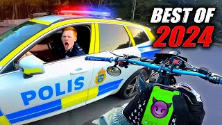 POLICE vs BIKERS  BEST OF 2024  1 HOUR [upl. by Nohsreg]