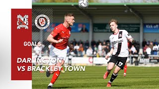 Goals Darlington v Brackley Town [upl. by Enrica]