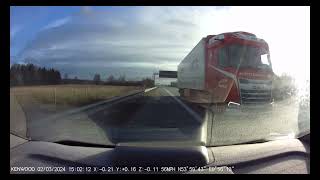 Tyre explosion at over 100 MPH on Autobahn [upl. by Rutger839]