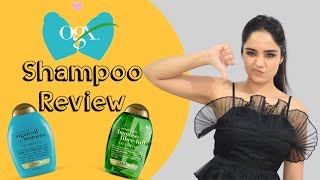 Ep01 OGX Shampoo Review Argan oil of Morocco shampoo and Bamboo FibreFull Shampoo  Haircare [upl. by Ariahay]