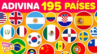 Adivina TODAS las Banderas del Mundo 🌍🧠🤓  Adivina el País  Test Geografía  PlayQuiz Trivia [upl. by Laeira]