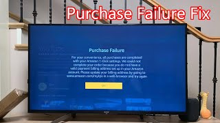 【小石教程】Purchase Failure of Amazon FireStick Fix 解决办法 [upl. by Lengel]