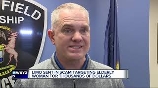 Police believe limo was sent to metro Detroit woman in attempt to scam more money out of her [upl. by Heinrik864]