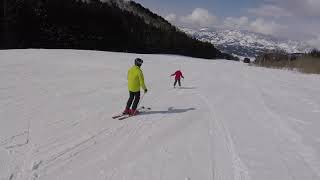 SKI JAPAN  NOZAWA ONSEN  KARASAWA FULL RUN [upl. by Karalee]