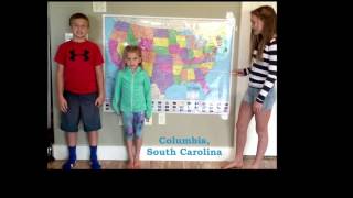 Southern United States and Capitals [upl. by Dorthea429]