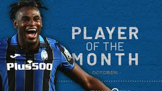 Duván Zapata Player of the Month October  ENG SUB [upl. by Osnola]