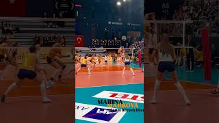 🏐 Marina Markova müthiş yükseliyor volleyball [upl. by Doherty343]