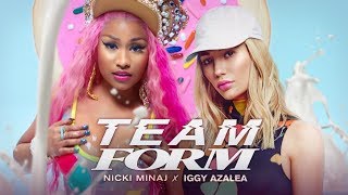 Nicki Minaj amp Iggy Azalea  TEAM FORM quotGood Form x Teamquot 🍪 Mashup  MV [upl. by Aitak]