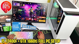 ₹3X499 Cheapest Gaming PC Build with INTEL i5 12th gen  GTX 1660ti Full Setup for Gaming Live s [upl. by Caia]