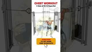 Effective Cable Chest Workout for Beginners chestworkout shorts bodybuilding chest fitness [upl. by Ahsed32]