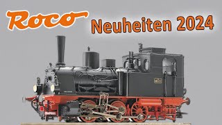 Roco Modellbahn Neuheiten 2024  Spur H0 [upl. by Seldon]