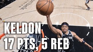 Keldon Johnson Highlights vs New York Knicks  3292024 [upl. by Birgitta]