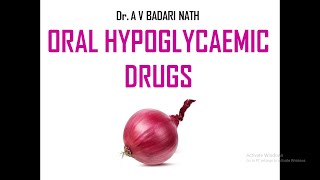 Oral Hypoglycaemic Agents [upl. by Lugo]