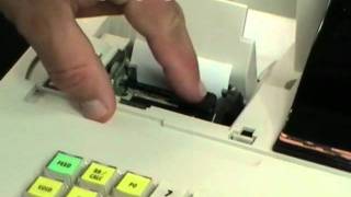 How to change the ink cartridge on the Elite CR101 Cash register tills epos [upl. by Enaile]