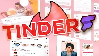 Build A Fully Functional TINDER APP with FLUTTERFLOW and NoCode [upl. by Kenna]