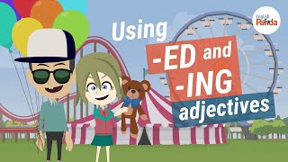 Adjectives with ED and ING  Learn English Vocabulary in Conversation [upl. by Hsirt]