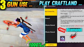 Claim Free Diamond in Craftland 😲 And Claim Unlimited Token New Event Free Fire [upl. by Navert]