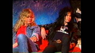 WASP  Blackie Lawless amp Chris Holmes  Blind in Texas interviewed by Amanda Redington 1985 720p [upl. by Dickson855]