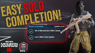 EASY Tier 2 Merc Cleanup Mission Completion for Act 2  Call of Duty MW3 Zombies [upl. by Courtland]