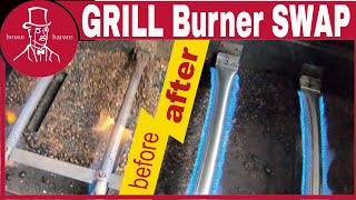 CharBroil Gas Grill Repair  Easy DIY fix gas grill flame problem [upl. by Arraek]