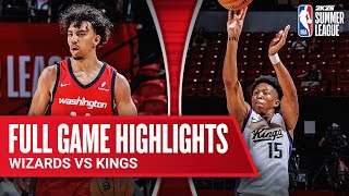 WIZARDS vs KINGS  NBA SUMMER LEAGUE  FULL GAME HIGHLIGHTS [upl. by Dawkins]