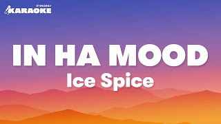 Ice Spice  In Ha Mood Karaoke Version [upl. by Penrose308]