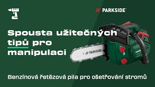 Benzínová pila výrobce PARKSIDE pro pěstitele stromů  Tool Talk [upl. by Budde]