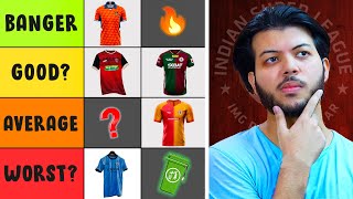 RANKING EVERY INDIAN SUPER LEAGUE HOME KIT 2425🇮🇳 indianfootball [upl. by Arved]