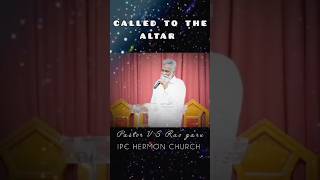 An Altar of Fire  From Salvation to Sanctification  Short message by Pastor V S Rao garu [upl. by Azila]