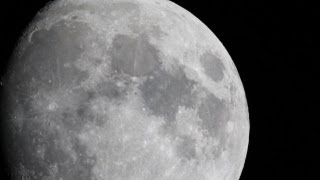 Waxing Gibbous Moon Phase HD [upl. by Nosyarg431]