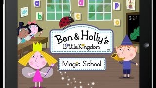 Ben amp Hollys Little Kingdom  Magic School App review on iPad mini [upl. by Nivej]