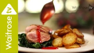 Dhruv Bakers Duck Breasts with Spiced Plum Sauce  Waitrose [upl. by Eenej]