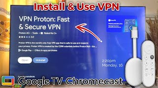 How to Install and Use VPN on Chromecast with Google TV [upl. by Eradis]