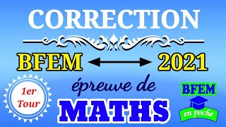 CORRECTIONBFEMMATHS2021 [upl. by Lamrert833]