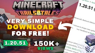 How to download Minecraft Bedrock New Update 12051 2024  Minecraft for PC [upl. by Asselim]