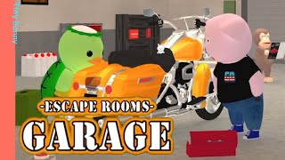 Escape Rooms Garage Walkthrough NAKAYUBI  脱出ゲーム 攻略 [upl. by Yrakaz432]