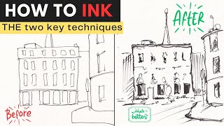 How to Draw with Ink and Pens  The ONLY two things you need to know [upl. by Rubie419]