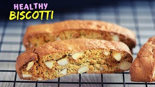 These almond BISCOTTI are my favorite AIRFRYER cookies Gluten free made with oats [upl. by Rafaello]