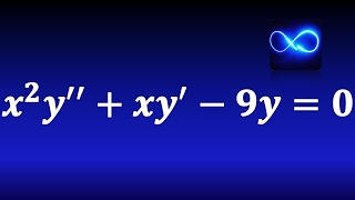 107 Ecuación diferencial de Cauchy Euler EJERCICIO RESUELTO [upl. by Nyladnar]