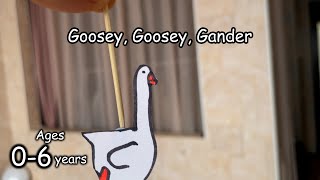 Goosey Goosey Gander  Nursery Rhyme amp Song for Kids  Ages 06 Years [upl. by Wayolle89]