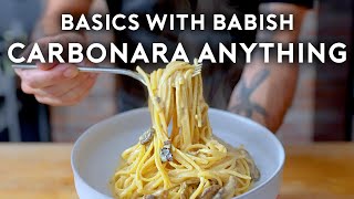 Foolproof Carbonara  Basics with Babish [upl. by Adlin]