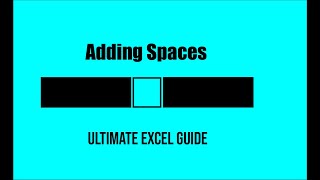 How to Add Spaces to the CONCAT Function in Excel [upl. by Hume43]