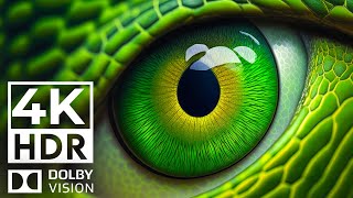 SUPREME COLOR 4K HDR 120FPS Dolby Vision  with Catchy Cinematic Music Colorful Animal Life [upl. by Eelyek]