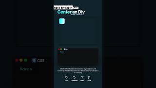 How to Center a Div in CSS with Grid amp Flexbox  Quick Tutorial shorts cssgrid css tips coding [upl. by Aelat]